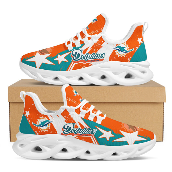 Women's Miami Dolphins Flex Control Sneakers 010